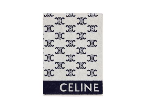 beach towel in monogram terry cotton 